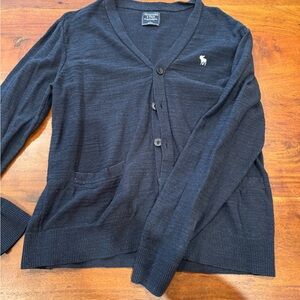 Abercrombie & Fitch Men's Dark Blue Cardigan